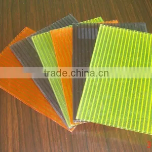 6mm Twin-wall Transparent Polycarbonate Hollow Sheet thumbnail-1
