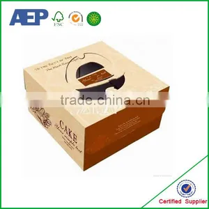 Small Quantity Decorative Paper High Quality Cheese Cake Box thumbnail-1