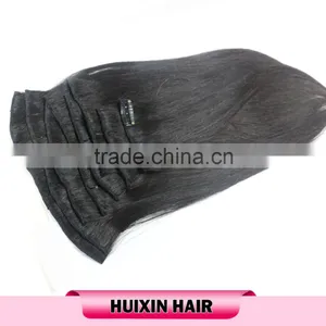 2016 New Products Own Brand HUIXIN Direct Factory Best Price Clip In Eurasian Hair Extensions thumbnail-5