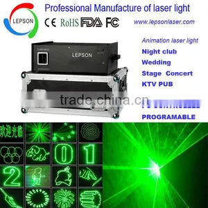 3W Green DPSS Animation Writing Laser Light thumbnail-1