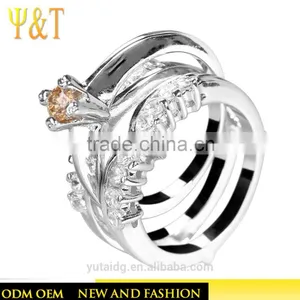 Jingli Jewelry Diamond Wedding Ring Set (YJ-343) thumbnail-1