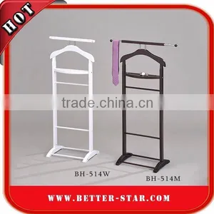 High Quality Portable Bedroom Clothes Rack Valet Stand for Clothes Hat Shelf thumbnail-5