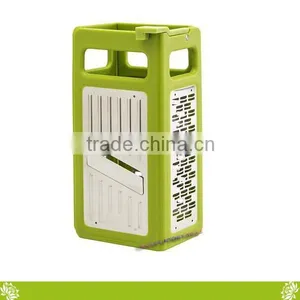 4 Sides Stainless Steel Vegetable Slicer Grater,Mini Manual Kitchen Tower Grater,4 Sides Portable Stainless Steel Cheese Graters thumbnail-5