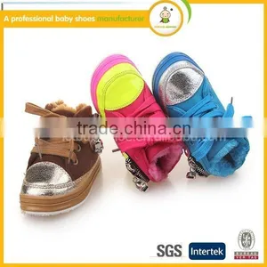 Latest New Style Wholesale High Quality pu Winter Warm Kids Fashion High Heel Sports Shoes thumbnail-1
