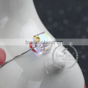925 Sterling Silver Face Cutting Color Change Necklace Fashion Women Necklace Jewelry Supplies 6360481 thumbnail-3