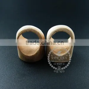 22mm Setting Size Vintage Style Natural Wood Round Ring DIY Bezel Painting Ring Supplies 1210010 thumbnail-1