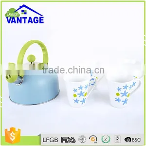 Colorful 2.5L Tea Kettle Stainless Steel Whistling Kettle for Induction Cooker thumbnail-6