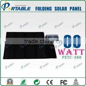 80W Foldable Solar Panel for All Kinds of Laptop thumbnail-2