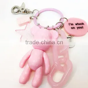 Bear Shape Keychains, Custom Shaped Metal Keychains, Custom Shaped Metal Bear Shape Keychains Manufacture thumbnail-3