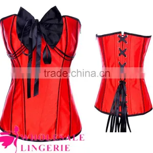 2015 New Design Sexy Red Mature Corset for Waist Training Corsets for Sale thumbnail-1