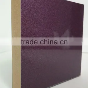 Solid Color & Metallic Color uv Lacquer Coated Mdf Board for Furniture thumbnail-4
