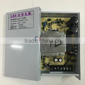 12v 12.5a dc Output Led Rainproof Power Supply 150W With Fan thumbnail-2