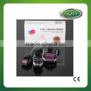 Titanium 3 In 1 Derma Roller For Face Dermaroller Manufacturer Price thumbnail-1