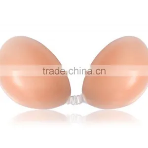 Kawachi Cotton Nude Bra Push Up Self-adhesive Strapless Backless Front-close thumbnail-5