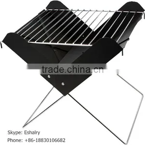 Portable X-Shape Foldable BBQ Oven With Customized Printing Logo or Laser Engraving Logo Outdoor BBQ Grill thumbnail-1