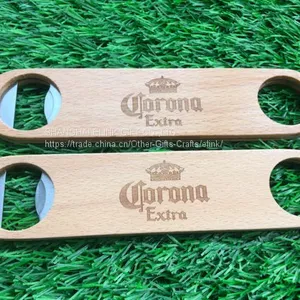 Latest Design Wooden Bottle Opener Stainless Steel Bottle Opener thumbnail-1