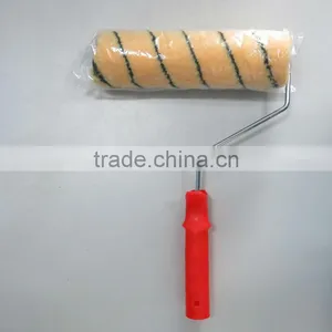 Chrome-coated Stripe Paint Roller Brush thumbnail-1