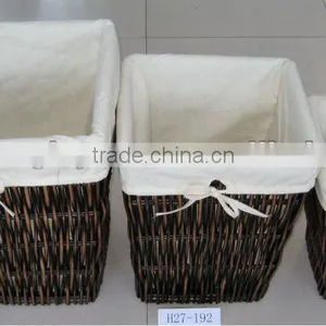 Willow Laundary Basket thumbnail-1