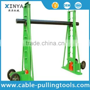 10T Hydraulic Cable Reel Carrier Cable Reel Lifting Stand thumbnail-2