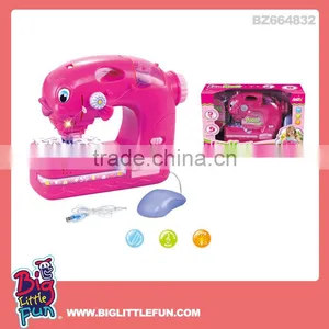 Battery Operated Toy Sewing Machine With Light and USB thumbnail-1