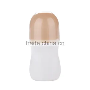 Custom Thin Neck Fat Body Plastic Roll on Bottle thumbnail-3