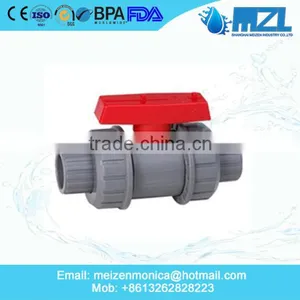 MZL Plastic PVC Union Ball Valve for Water Supply With ISO9001 thumbnail-2