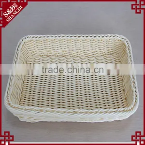 Food Safe Grade Woven Bread Tray Rattan Basket thumbnail-1
