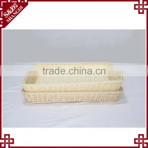 Rattan Washable Top Quality Woven Large Sizestorage Shopping Basket for Wholesale thumbnail-3