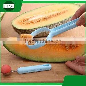 Kitchen Accessories Plastic Stainless Steel Melon Fruit Vegetable Scoop Baller Corer Zester Peeler thumbnail-2