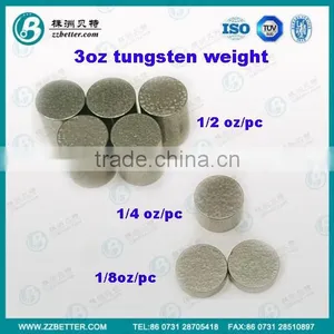 3oz Tungstent Alloy Kits 8pcs Tungsten Wafers thumbnail-1