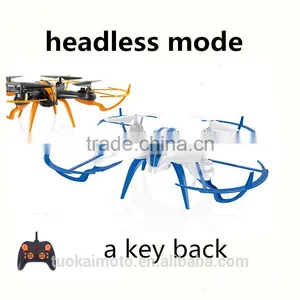 Remote Control Four - Axis Aircraft a Key Return Headless Mode UAV Aircraft Plastic DIY Toy Drone thumbnail-6