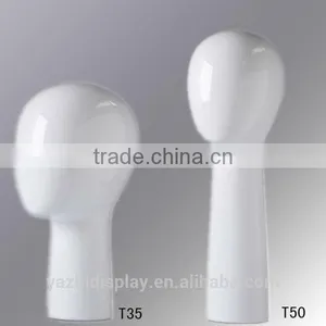 Abstract Faceless Wooden Mannequin Head for Hat Display thumbnail-4