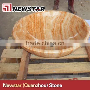 Newstar Colorful Onyx Stone Round Sink thumbnail-1
