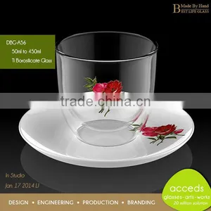 2014 Borosilicate Heat-Resisting 200Ml Milk Glass Cup thumbnail-5