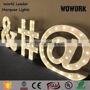 Amusement Colorful Letters LED Carnival Decor Light up Marquee Sign thumbnail-3