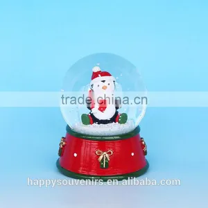 Lovely Chrismas Penguin Resin Snow Globe For Sale thumbnail-1