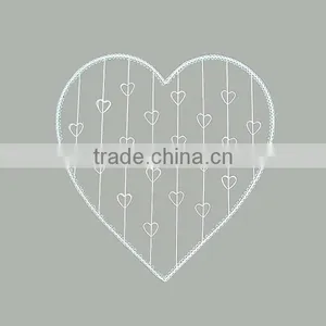 Large Jewelry Organizer Hanging Heart Shape Earring Holder thumbnail-2