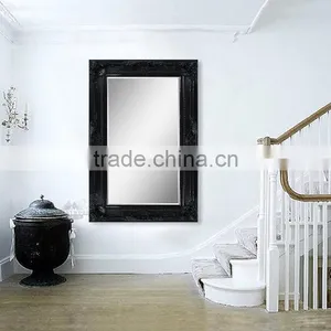 New Degsin Large Framed Wood Wall Mirrors Decorative thumbnail-3