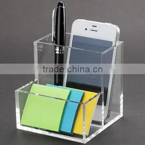 Handmade Transparent Acrylic Memo Cube Holder thumbnail-1