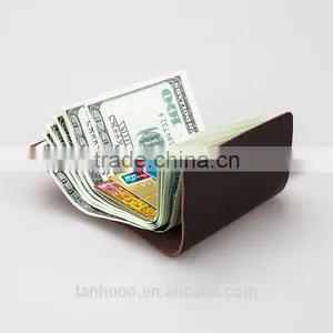 Wholesale Genuine Leather Card Holder Card Socket Pocket Simple Fashion Style thumbnail-3