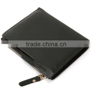 Leather Card Holder Slim Security Wallet RFID Safe Card Case Wallet Made in China thumbnail-6