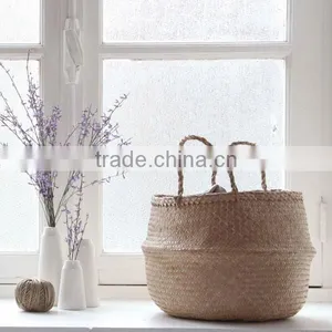 Natural Seagrass Belly Baskets/ Seagrass Laundry Baskets thumbnail-3