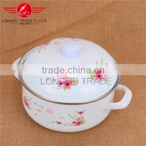 Longfei Persimmon Type Enamel Casserole Set Turkey Pot thumbnail-1