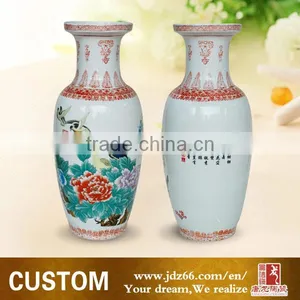 Jingdezhen Customize Home Decor Chinese Reproduction Trumpet Vase thumbnail-2