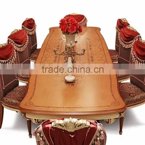 Royal Exquisite European Louis Designed Banquet Long Dining Table With Beautiful Dining Chair BF12-04204a thumbnail-2