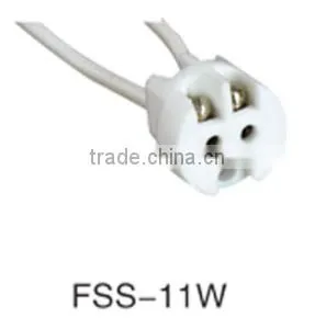 Fluorescent Lampholder Cord Set Accessories Porcelain Lamp Holder Lamp Socket Lamp Base Gu10 With Electric Wire thumbnail-4