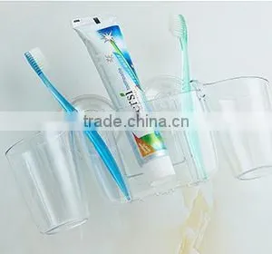 Plastic Transparent Toothbrush Holder Combination Set thumbnail-2