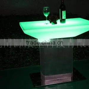 Led Plastic Children Chair/colorful Led Bar Table/aluminium Stand Led Table thumbnail-5
