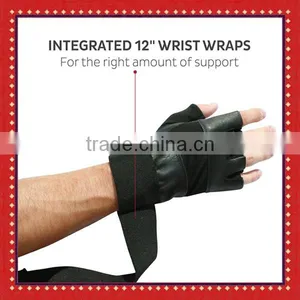 Weight Lifting Gym Professional Training Workout Fitness Glove Wrist Wrap thumbnail-5