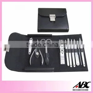 Elegant Design Press Button Pouch 8pcs Nail Manicure Set thumbnail-4